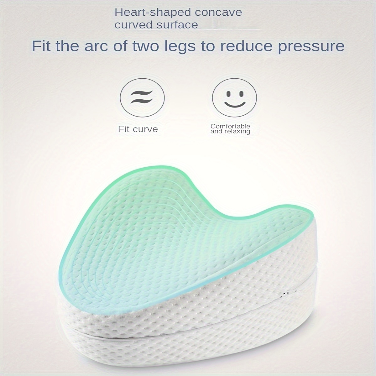 Slow Rebound Memory Foam Leg Pillow, Pregnancy Side Sleeping Leg