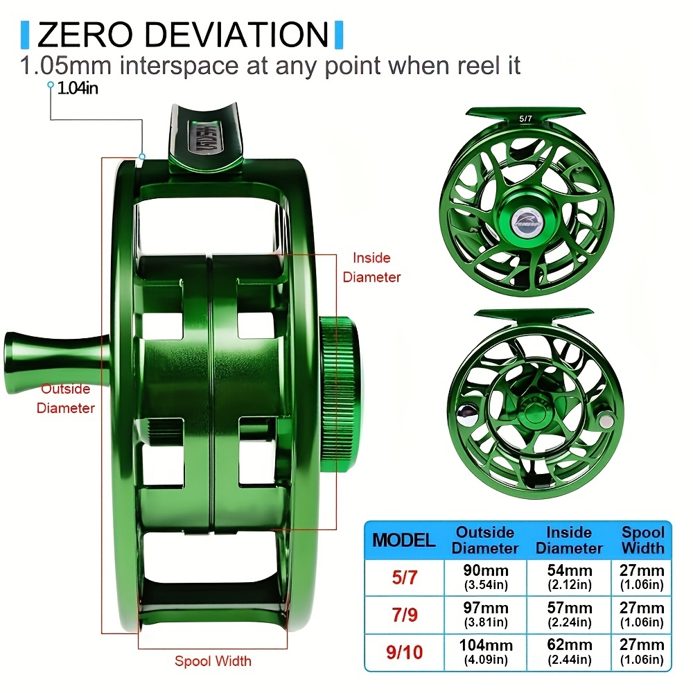 Portable Aluminum Fly Fishing Reel Lightweight - Temu