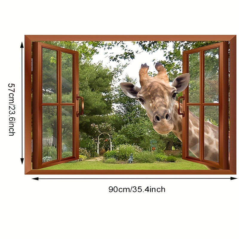 Painting Bathroom Door Mat Tree Giraffe Crane Super Soft Non - Temu