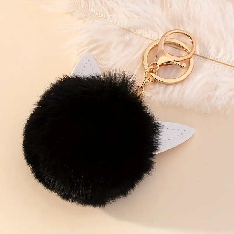 Cute Girls Mini Plush Fur Owl Key Chain Bag Pendant Female Fluffy Nighthawk  Keychain Cartoon Plush Pendant 🎁🎁🎁 New release! It' only…