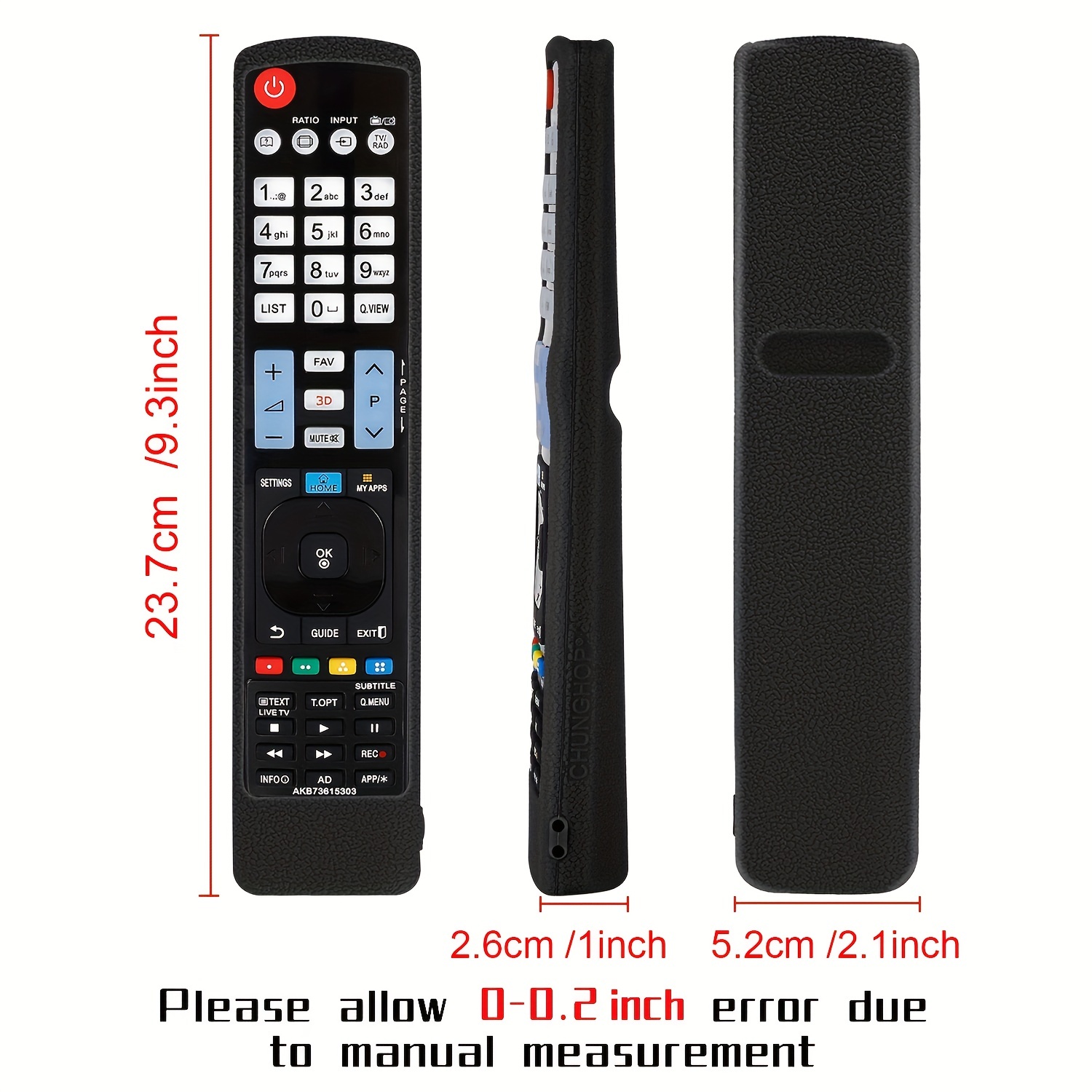 Shockproof Silicone Protective Cover Lg Smart Tv Remote - Temu