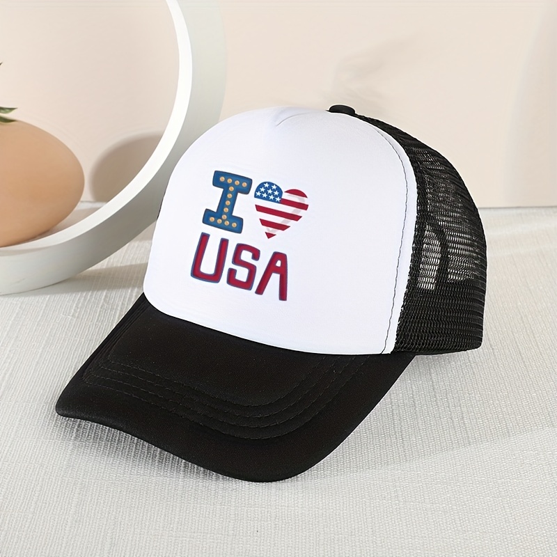 Youth Light Blue American Flag Hat