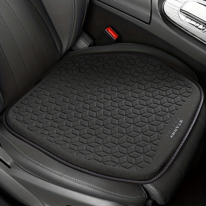 2x Car Seat Gap Filler Faux Leather Black Cushion Seat Centre