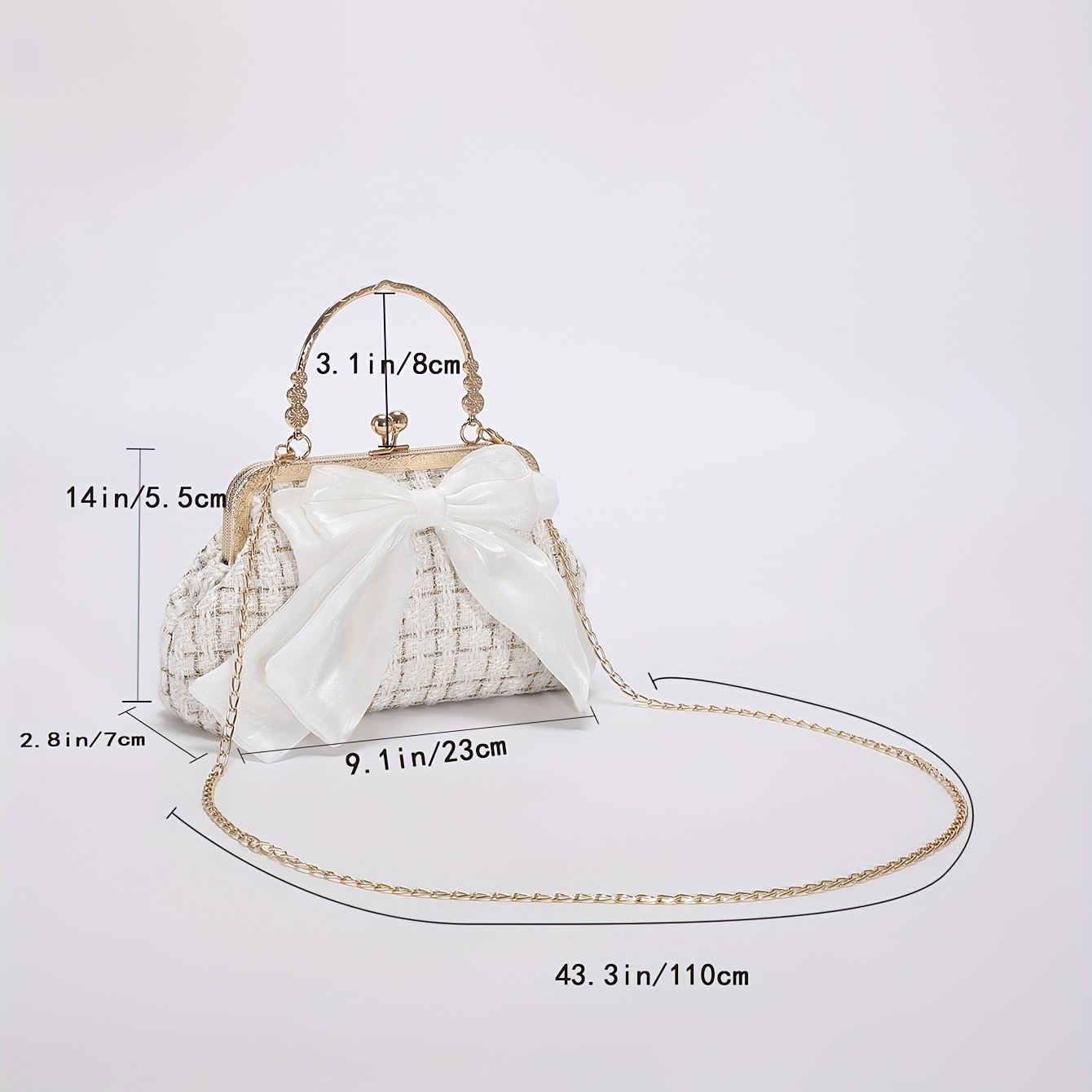 Retro Top-handle Bags For Women Luxury Designer Purses And Handbags Bow  Knot Chain Shoulder Crossbody Bag Ladies Evening Clutch - AliExpress