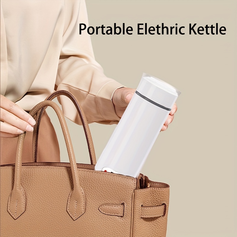 Portable Electric Kettle,Travel Electric Tea Kettle One Cup Hot Water  Boiler Mini Kettle Automatic Shut Off, Small Personal Kettle for Travel and