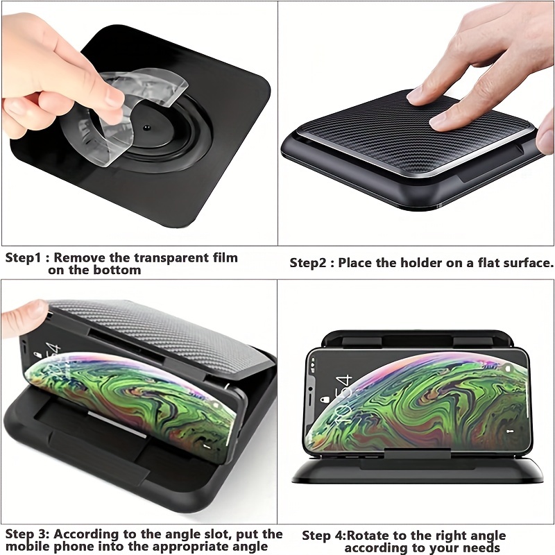 Silicone Car Dashboard Phone Holder Non Slip Pad For Various Dashboards