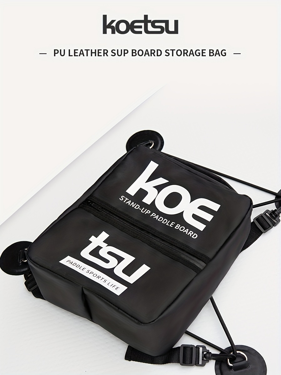 коетсу пaddle board cooler bag - велика ємність для зберігання sup з піднісним дизайном, гладким блискавкою та ручкою для перенесення для спорту на серфінгу та педдлінгу, аксесуар для sup | сучасна сумка для sup | фініш Опис товару 0