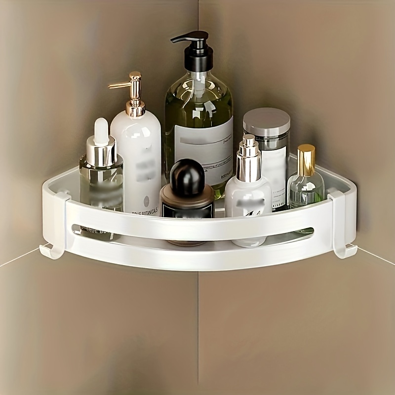 Aluminum Bath Shampoo Holder, Black Soap Holder Bathroom