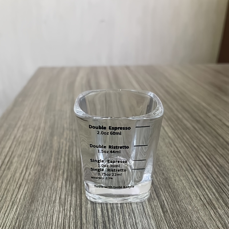 1pc Shot Glasses Measuring Cup Espresso Shot Glass Liquid Heavy