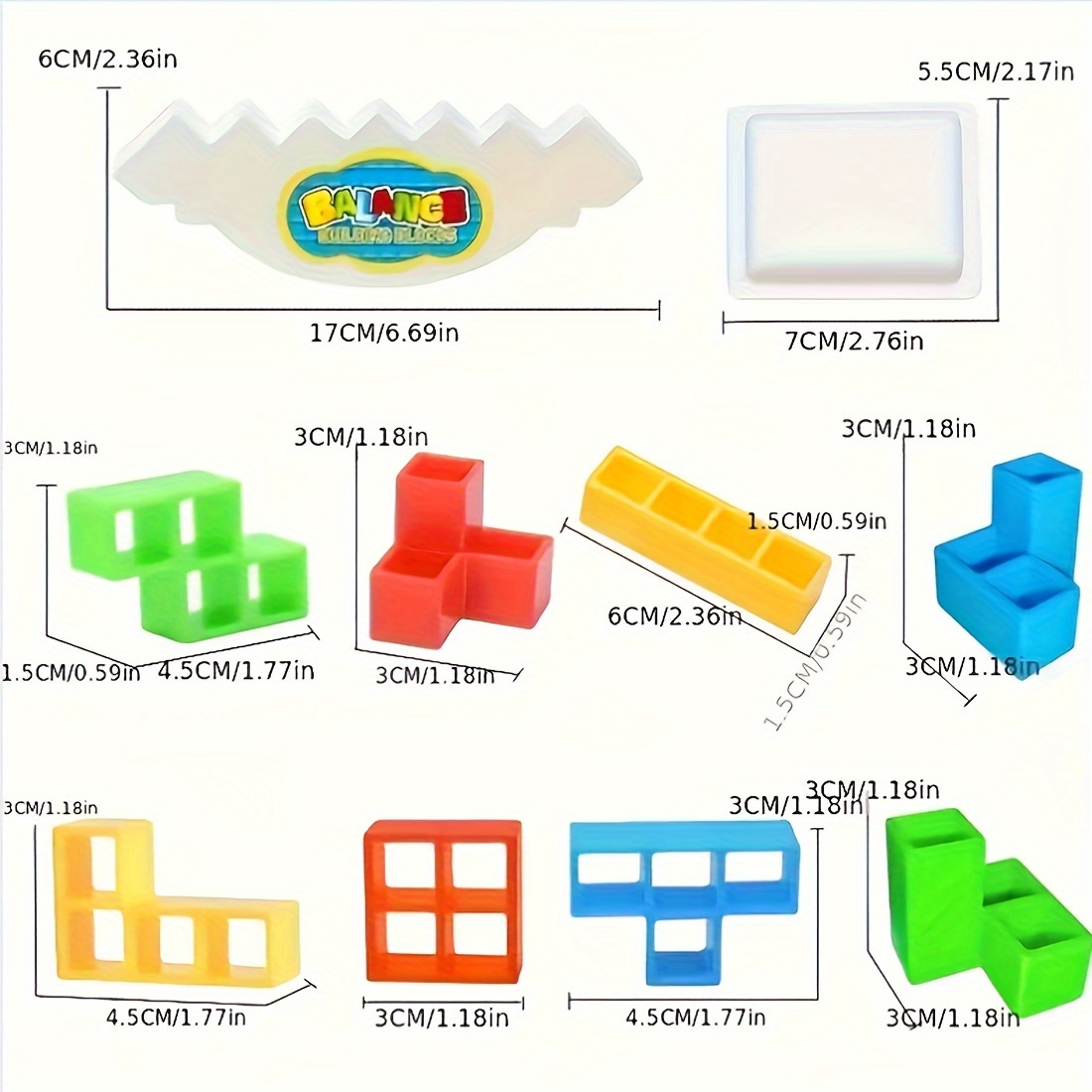 Tetra Tower Balance Stacking Blocks Game high intellectual - Temu