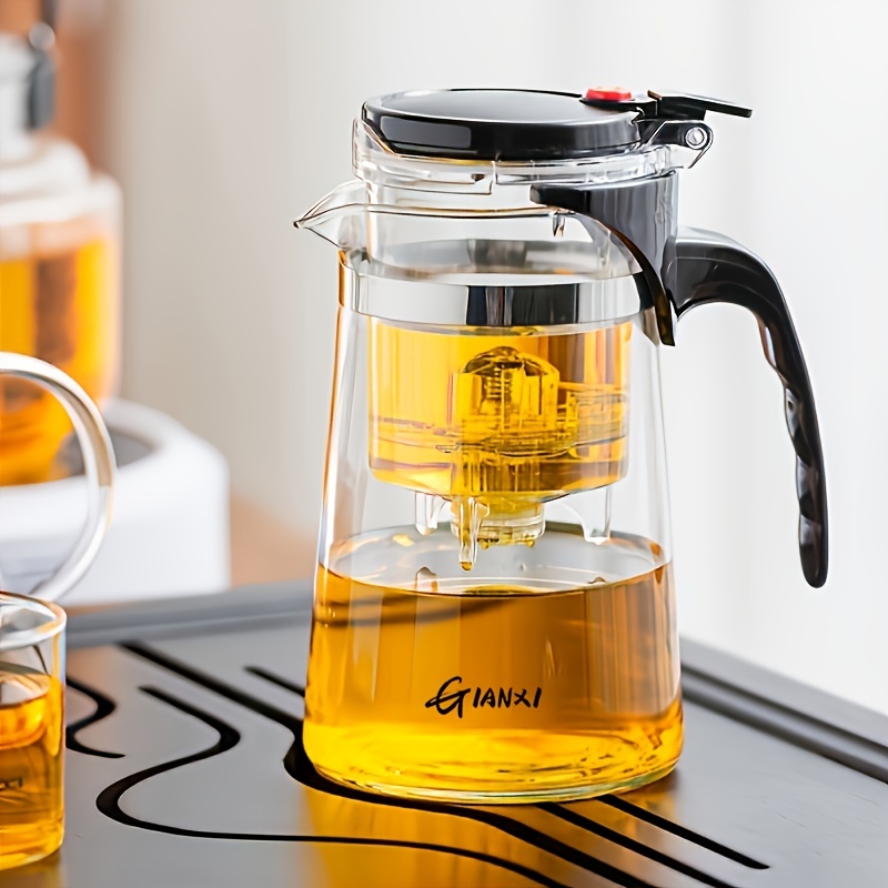 Glass Teapot With Tea Infuser Heat Resistant Glass Tea - Temu