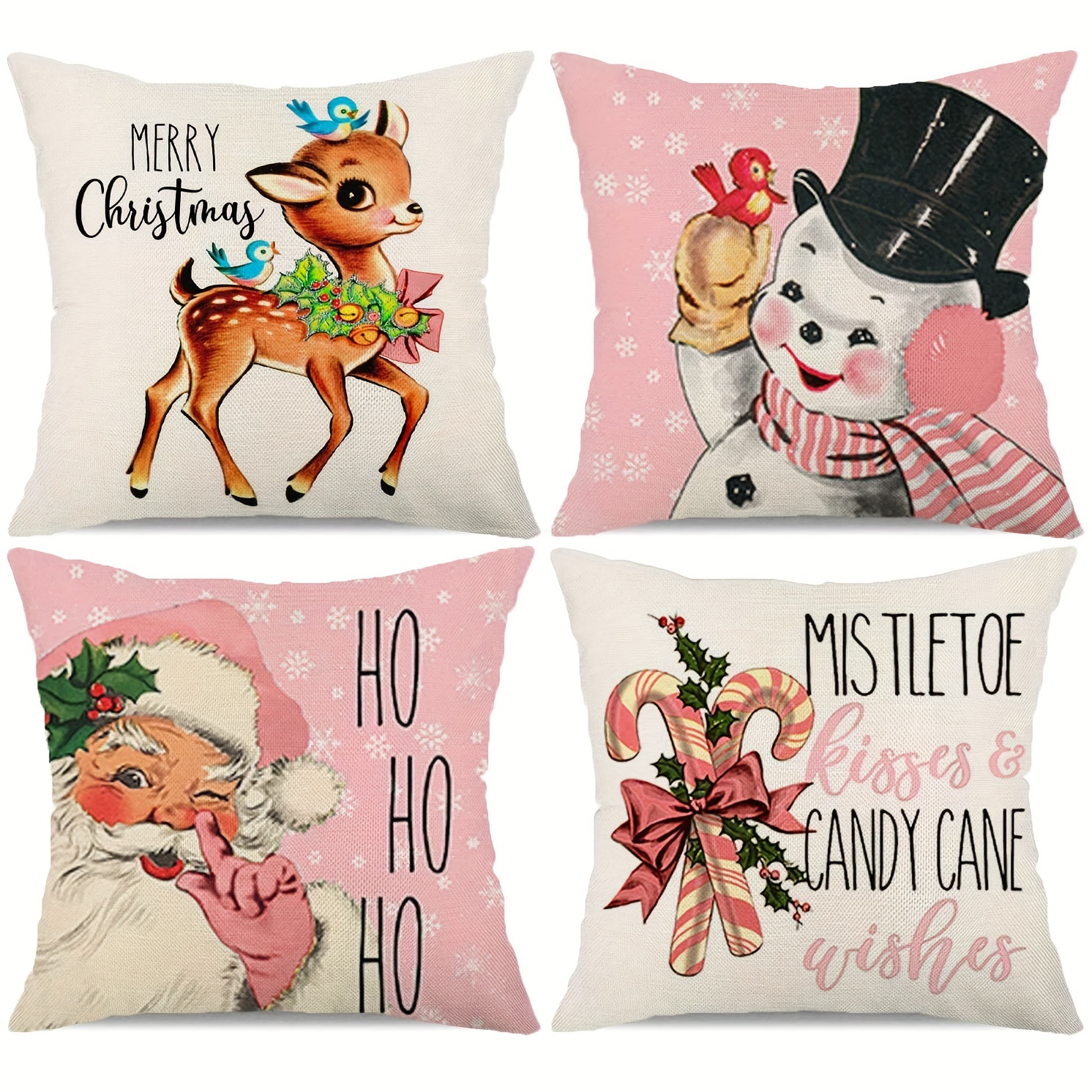 Oh Susannah Christmas Story Throw Pillow Cover Set (Two 18 by 18 inch Pillow Cover) A Christmas Story Decorations Gifts