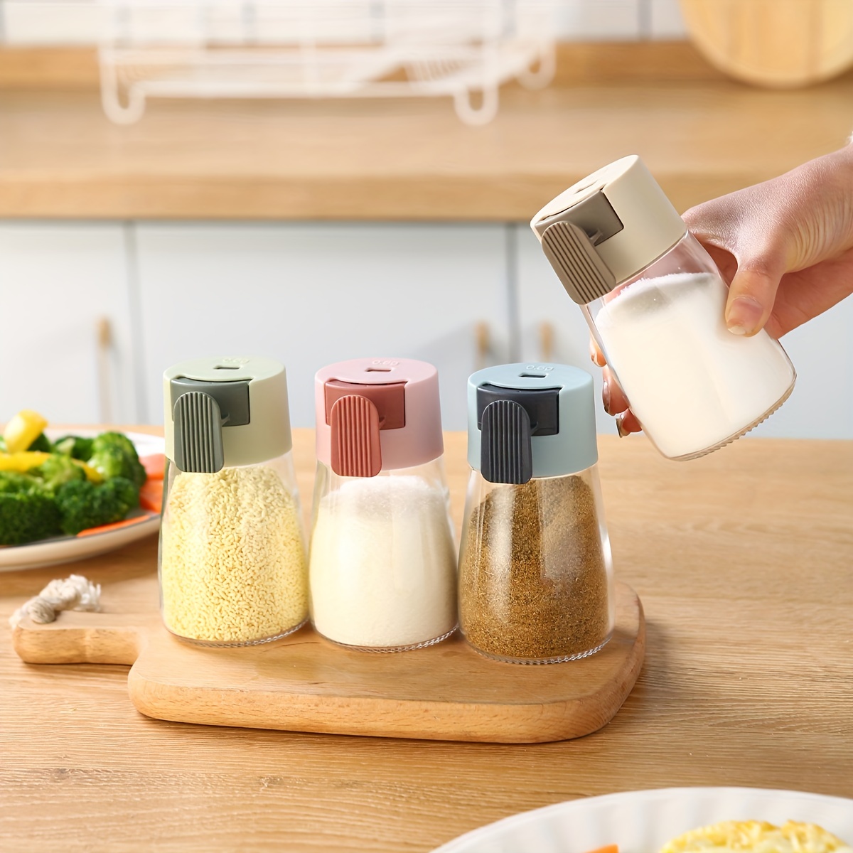 Measuring Salt And Pepper Shakers Measuring Spice Shakers - Temu