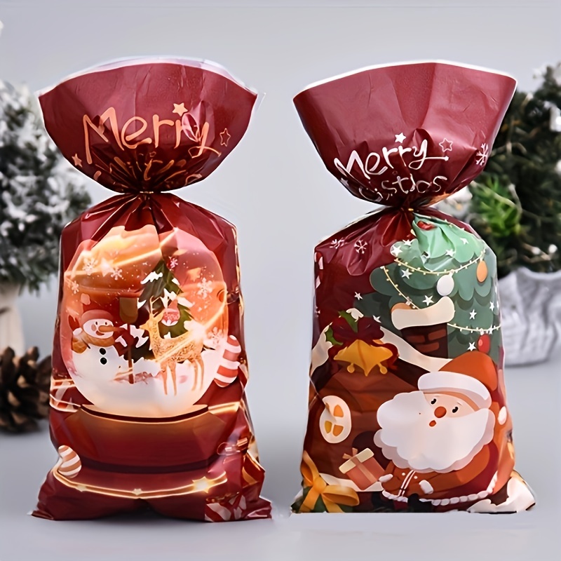 50pcs christmas candy bags holiday gift bags snacks Temu