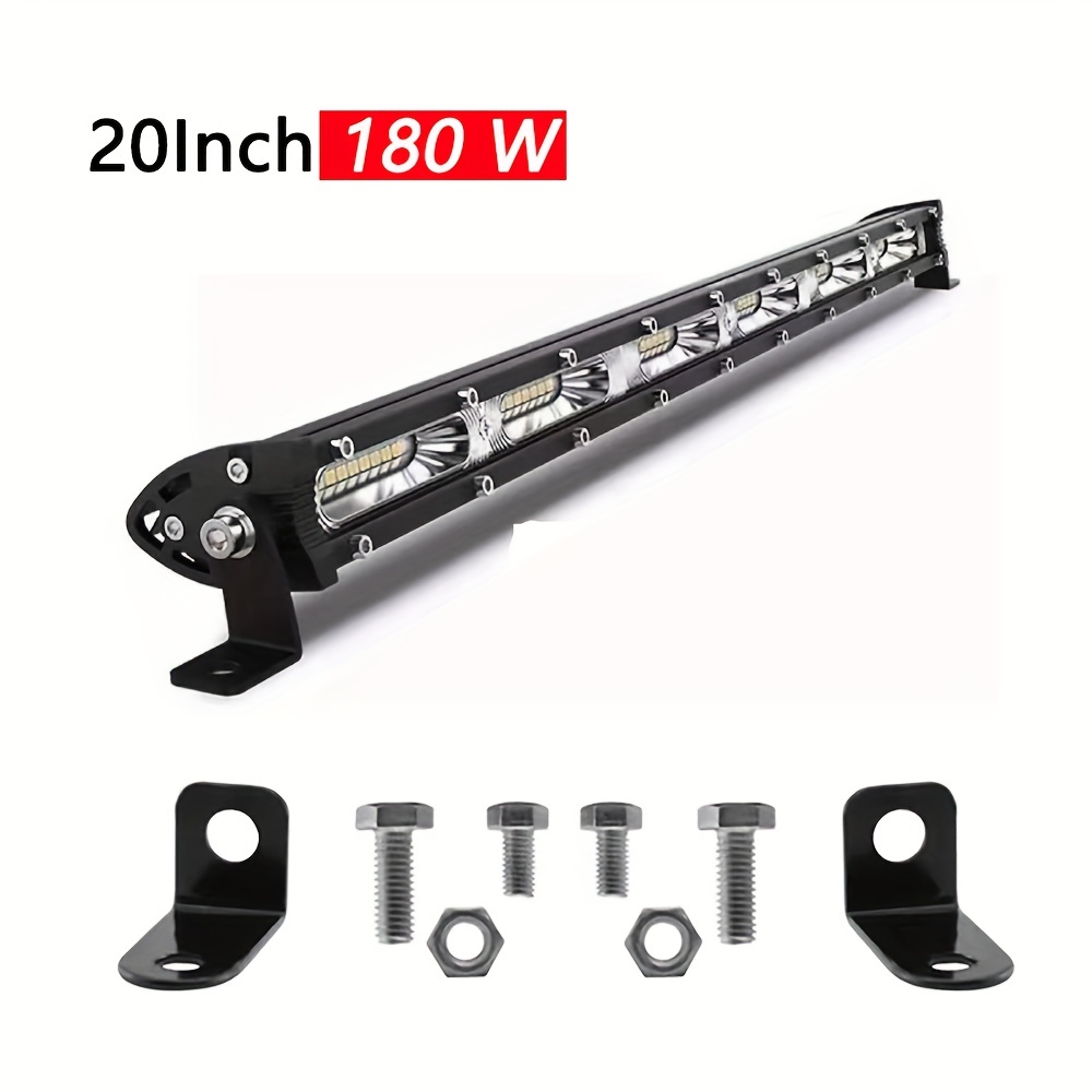 Led Work Light Ultra thin Single Row Led Light Bar Suitable Temu