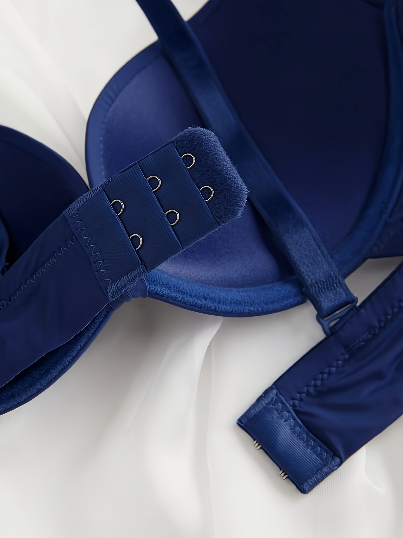 blue solid t-shirt bra