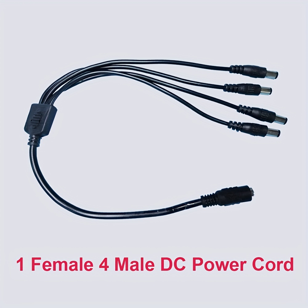 12V DC Power 5.5X2.5mm Pigtail Male DC Cable for Camera LED Lights