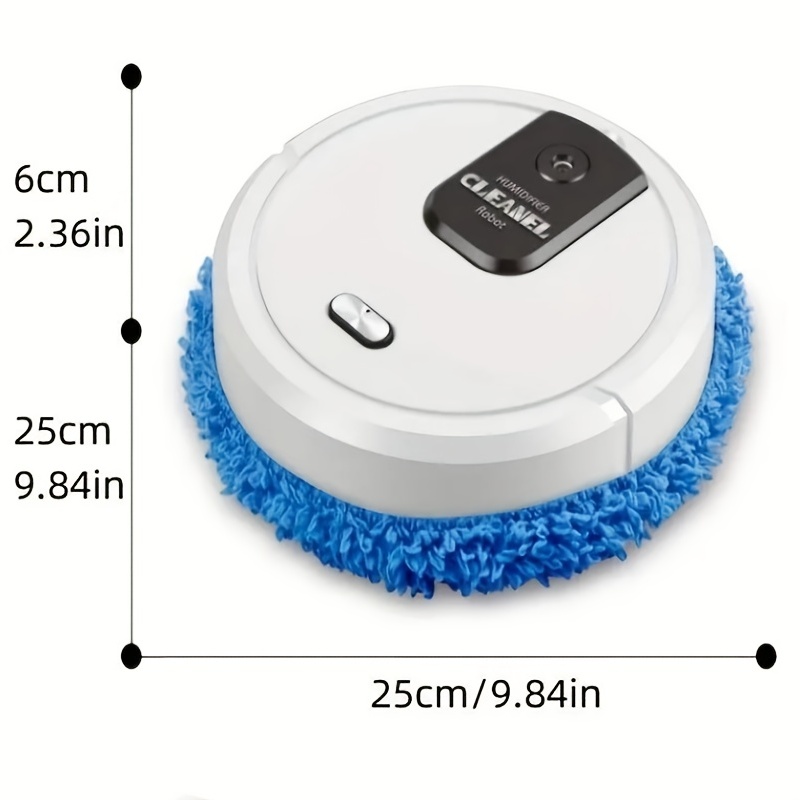 1pc Smart Vacuum Cleaner Indoor And Outdoor Household Intelligent Mop Robot Humidification Spray Function Automatic Mop And Cleaning Robot Machine Cleaning Dust Suction And Wet Mop Cleaning Tools Cleaning Accessories Small Appliance details 2