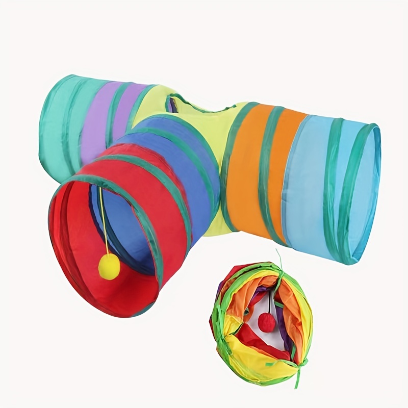 Foldable Cat Tunnel - Interactive Pet Toy For Training And Play - Easy  Storage - Temu Belgium