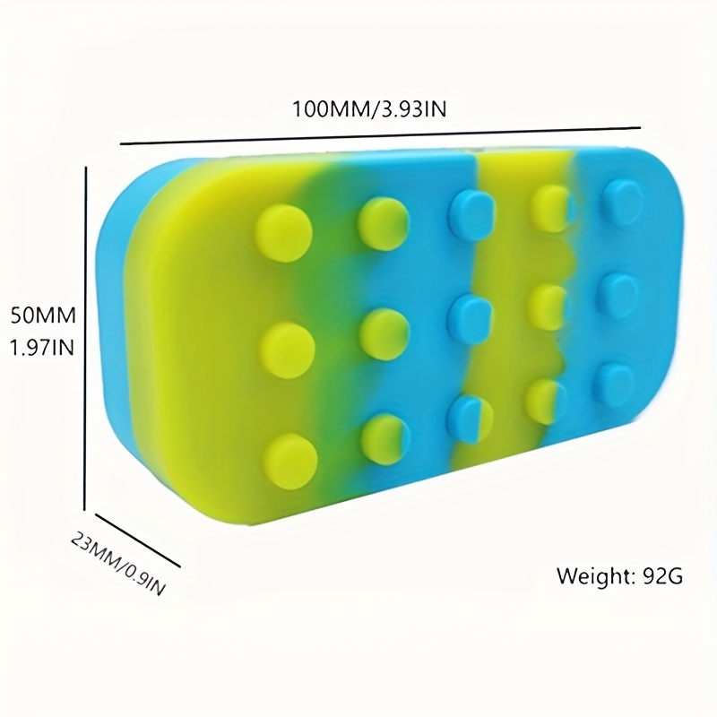 Rectangular Silicone Dab Container 2PCS