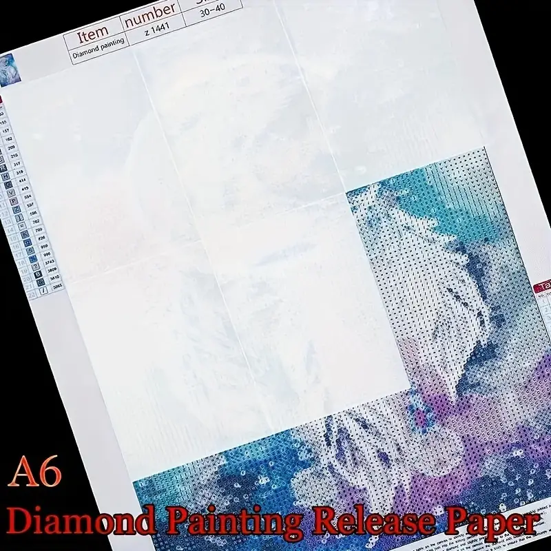 A6 5d Diamond Painting Release Paper Non stick Double sided - Temu