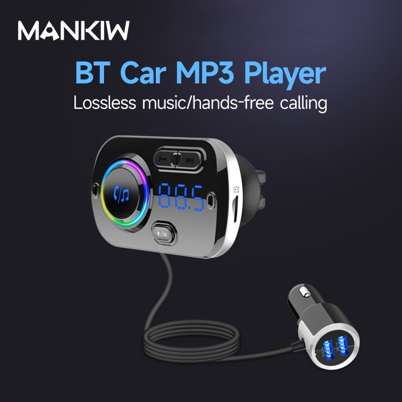 Generic Car Bluetooth MP3 Wirless Voiture Transmetteur radio FM sans Fil  avec charge rapide 2 USB chargue rapide , Chargeur Allume-Cigare ,إذا لم  يكن لديك بلوتوث في السيارة