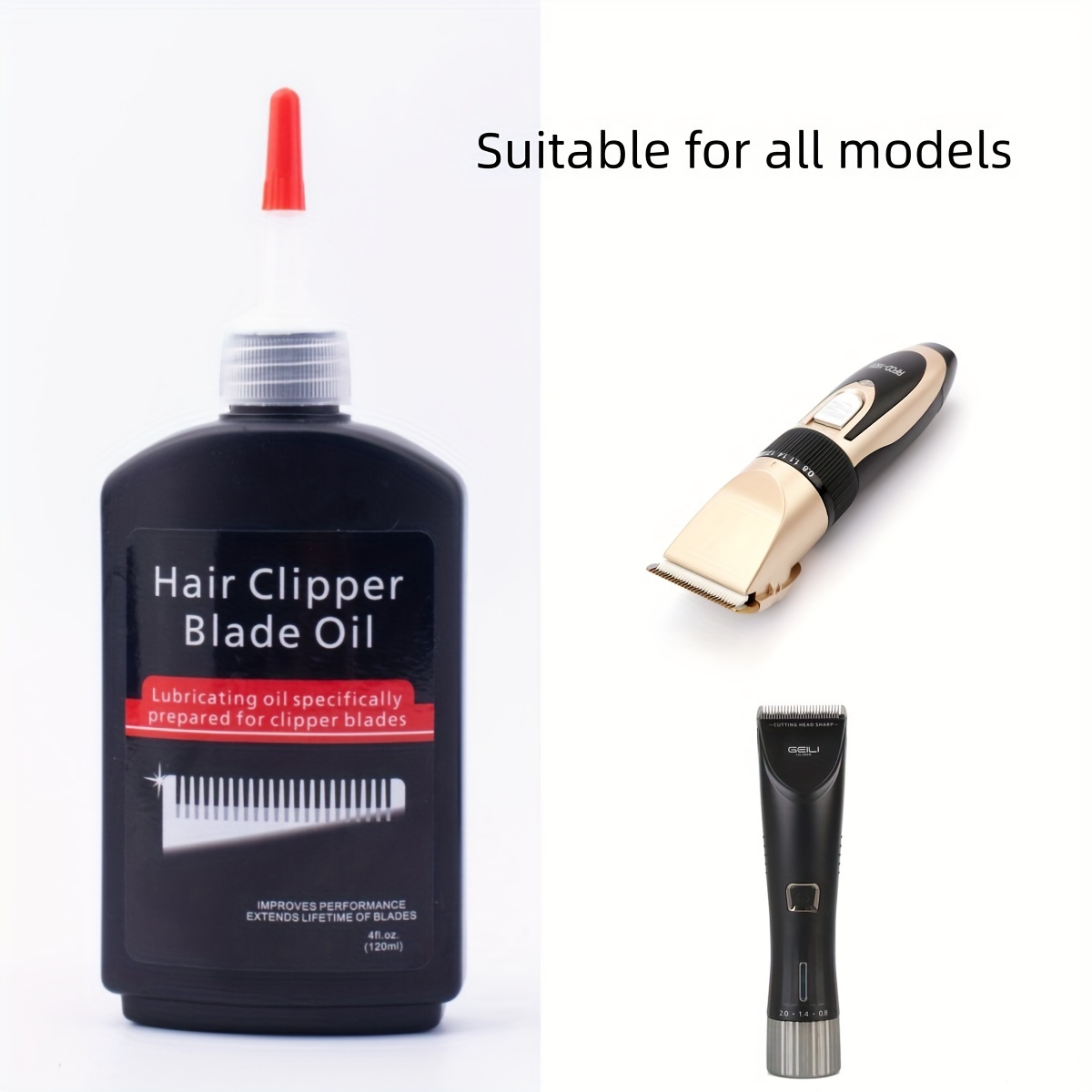 4.06oz Hair Clipper Blade Oil, Hair Clipper Blade Lubricating Oil For  Clippers, Trimmers, Blade Corrosion For Rust Prevention