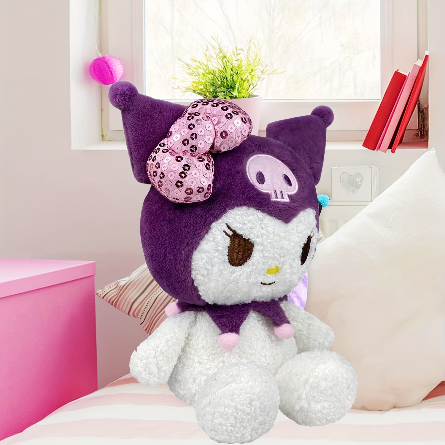 Giant My Melody Plush Cosplay Panda SANRIO Room Decor Kawaii Accessories  Hello Kitty Peluches Soft Anime Plushie Toys for Girls