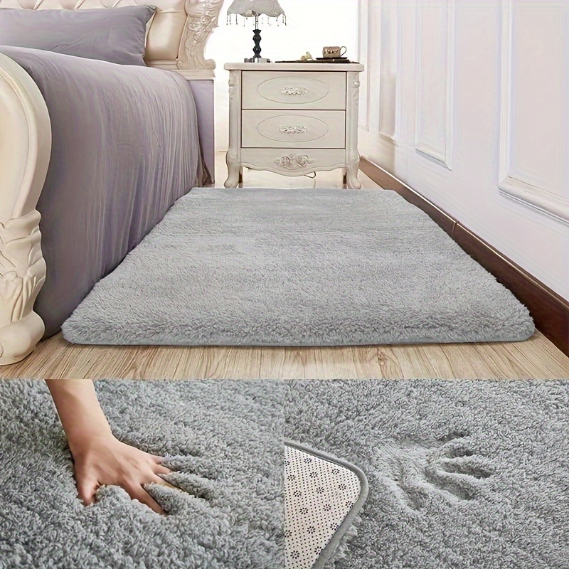 Soft Plush Area Rugs Bedroom Living Room Non slip Thickened - Temu
