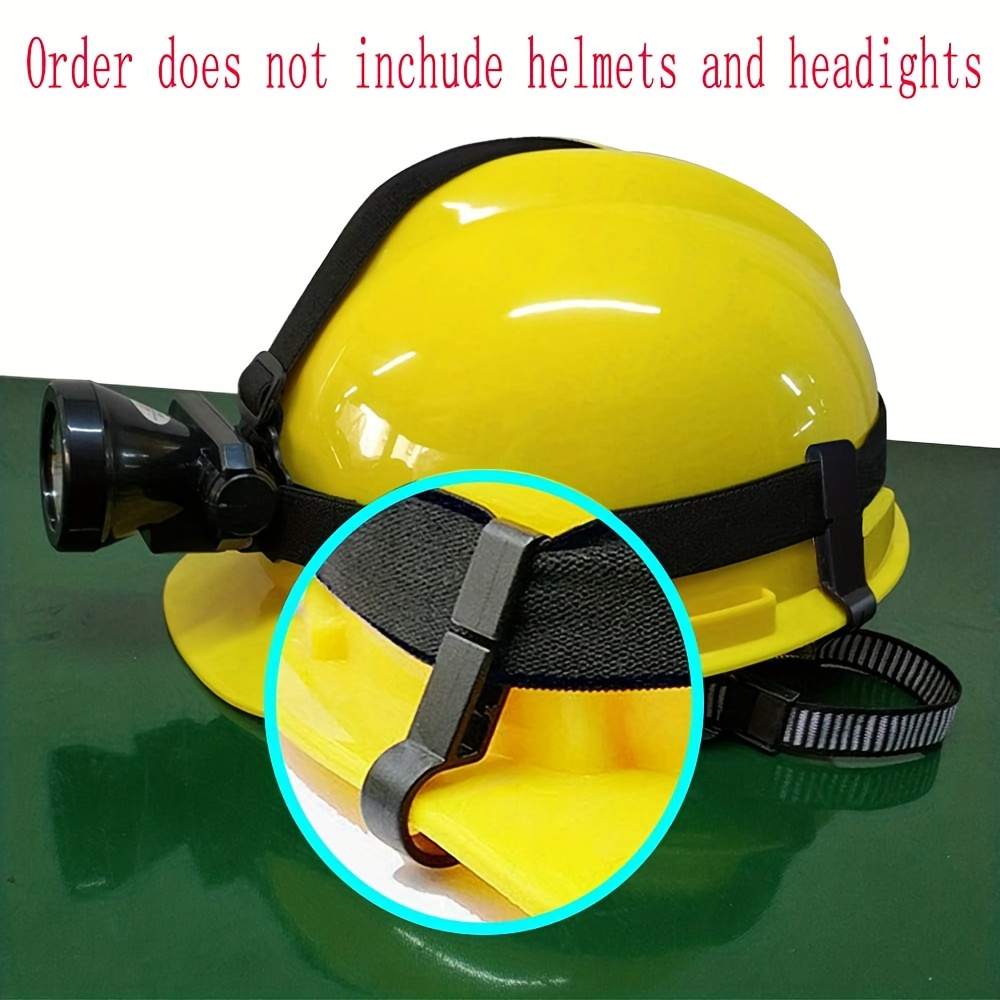 Helmet Clips Headlamp Helmet Clips Hard Hat Light Helmet - Temu