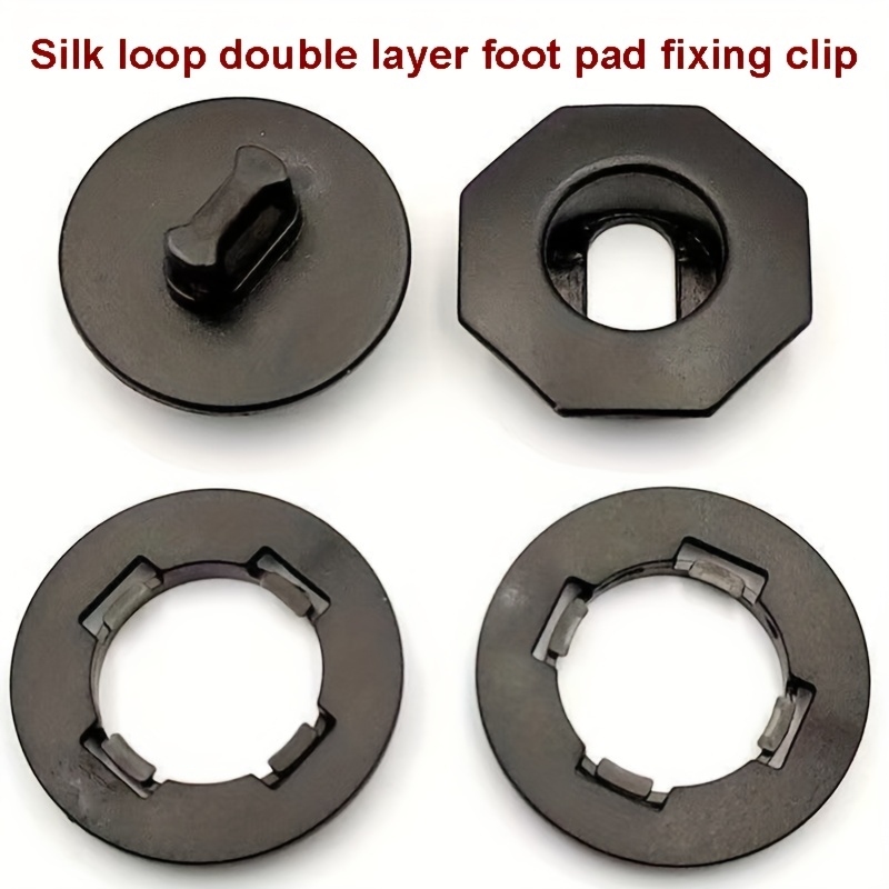 4pcs Car Floor Mat Clips, Mounting Clamps, Double Layer