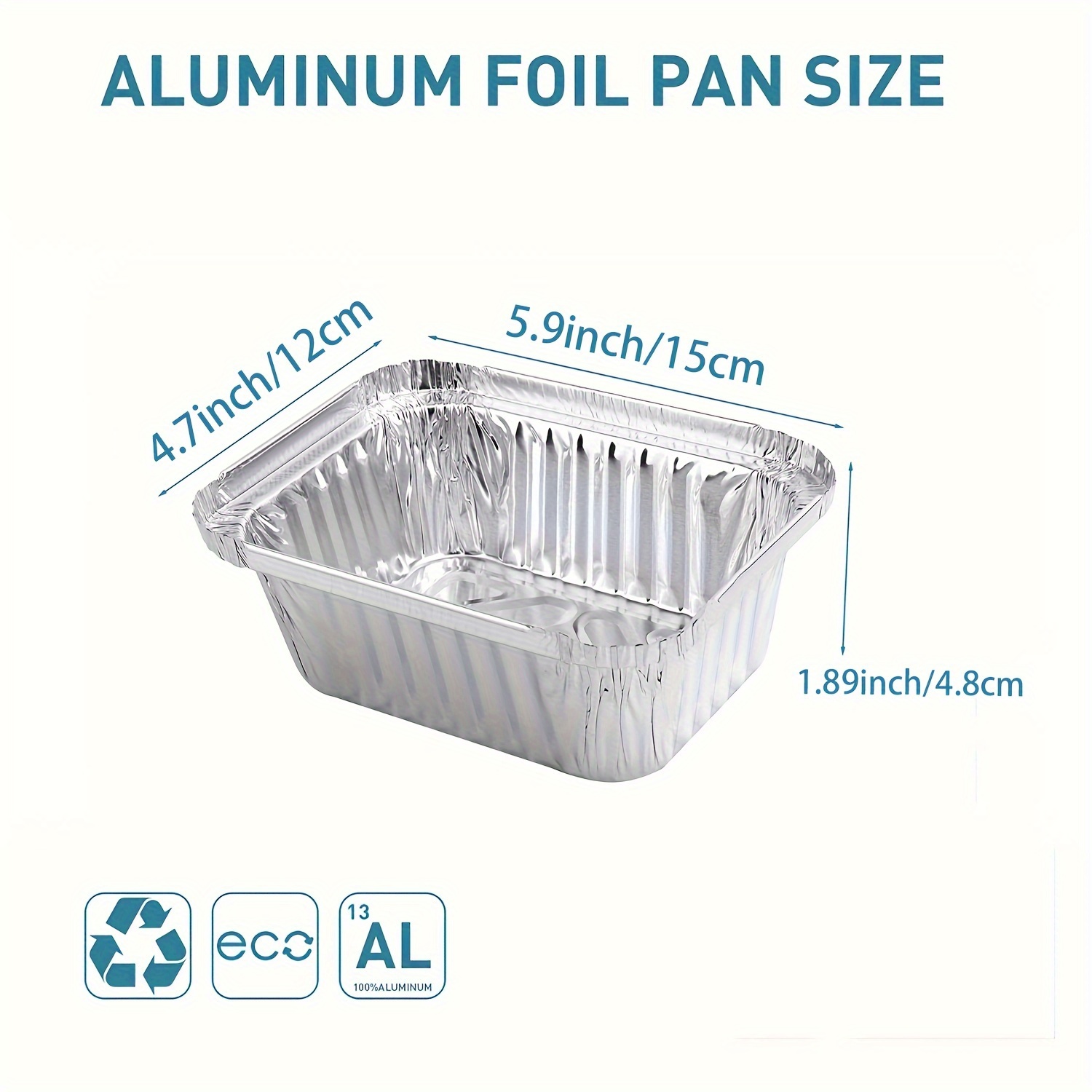 20pcs 1Lb Aluminum Pans With Lids-Food Containers With Clear Lids -  Disposable & Recyclable Takeout Trays With Lids - To Go Containers For  Restaurants