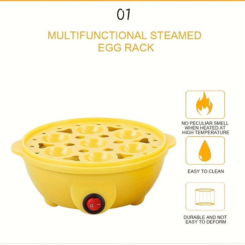 1pc Multi-functional Egg Cooker, Water-and-dry Automatic Power-off, Home  Automatic Quick/electric Mini Breakfast Maker Steamer