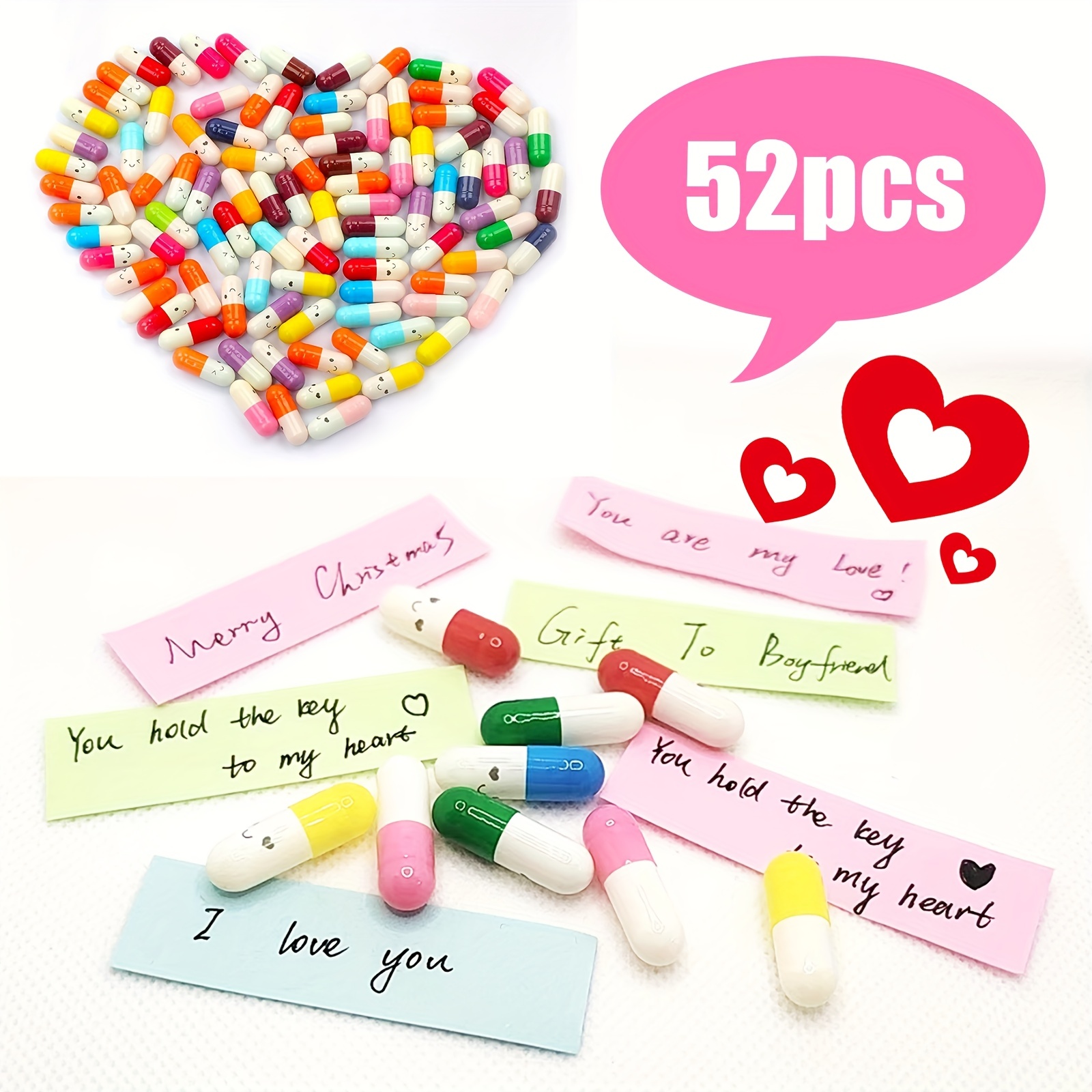  Valentines Day Gifts for Him Her, Capsule Letters