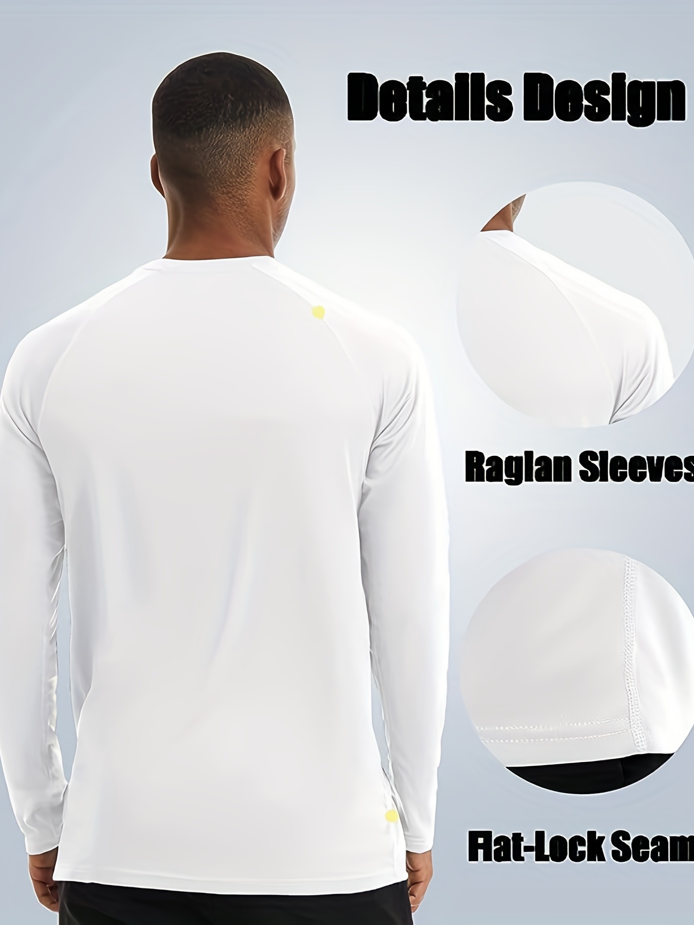 White LongSleeved Sport Shirts Display