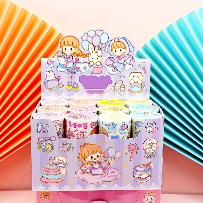 Washi Tape Cute Girly Heart Diary Pocket Tape Cartoon Stickers