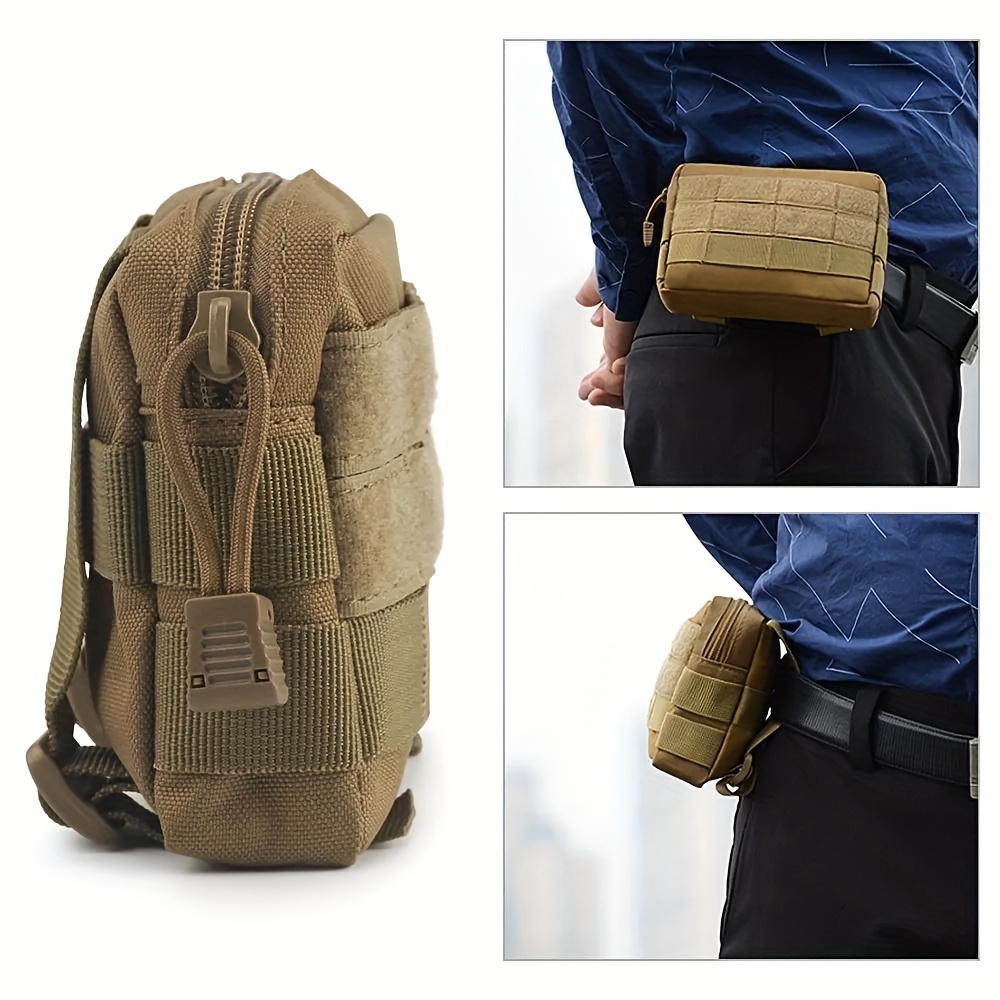 Tactical Molle - Riñonera militar para la vida diaria, deportes de  ciclismo, camping, senderismo, caza, pesca, desierto