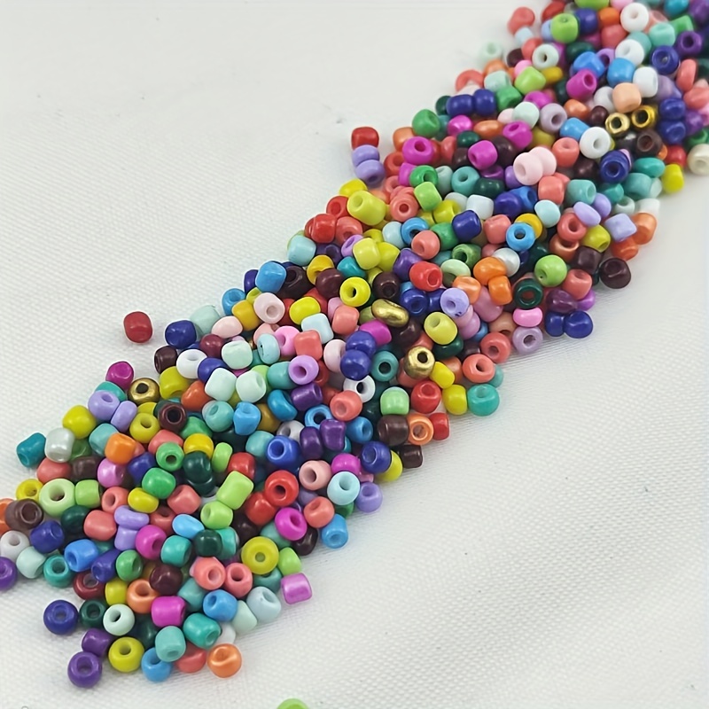 Mixed Color Charm Czech Glass Seed Beads Round Loose Beads - Temu