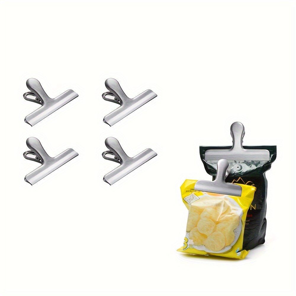  Bag Clips, 8pcs Chip Clips for Food Packages, Assorted