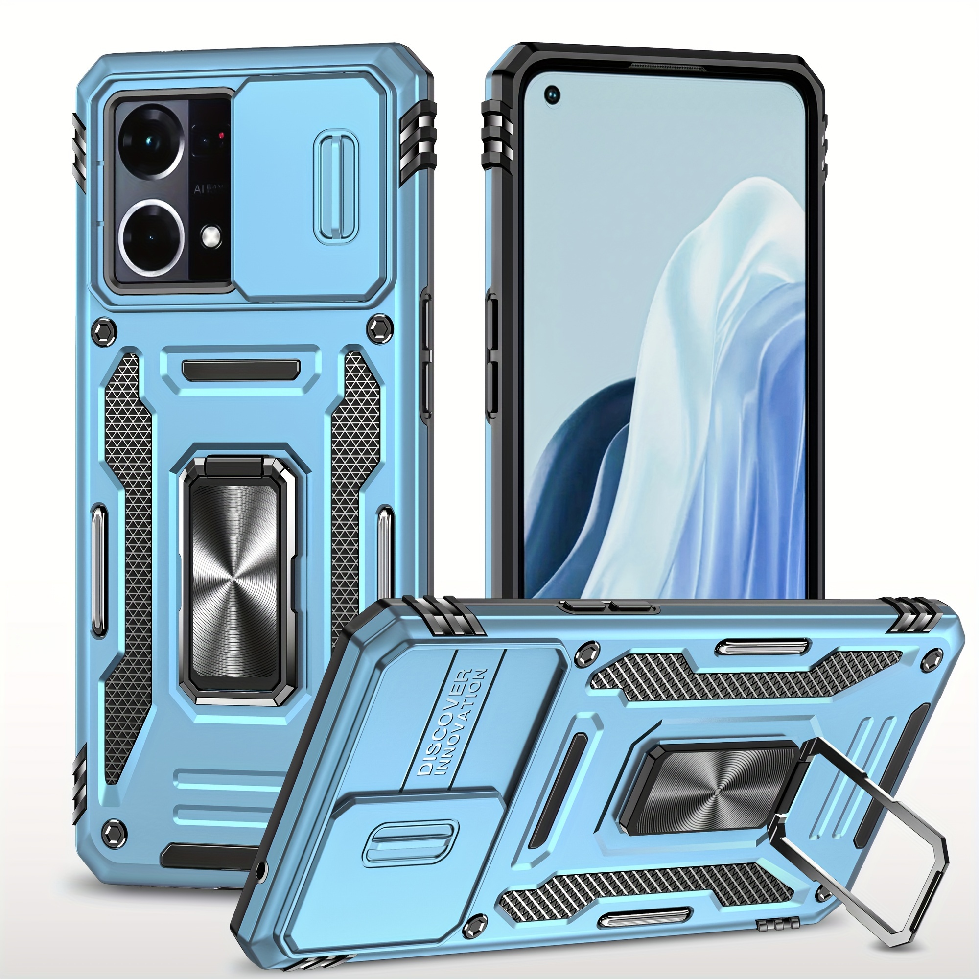 Funda para OPPO Reno 8 Lite 5G/ Reno 7 Lite 5G, 5 x Funda Suave de