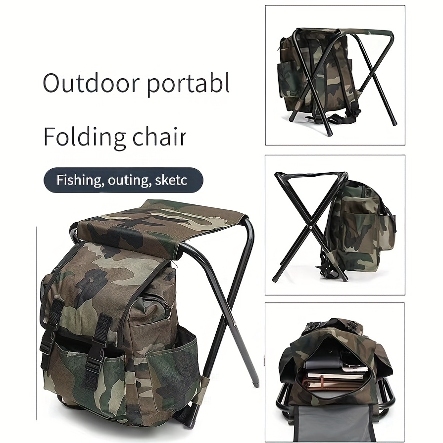 Ghosthorn - Mochila de almacenamiento para aparejos de pesca exteriores,  mochila de hombro, bolso para equipo de pesca