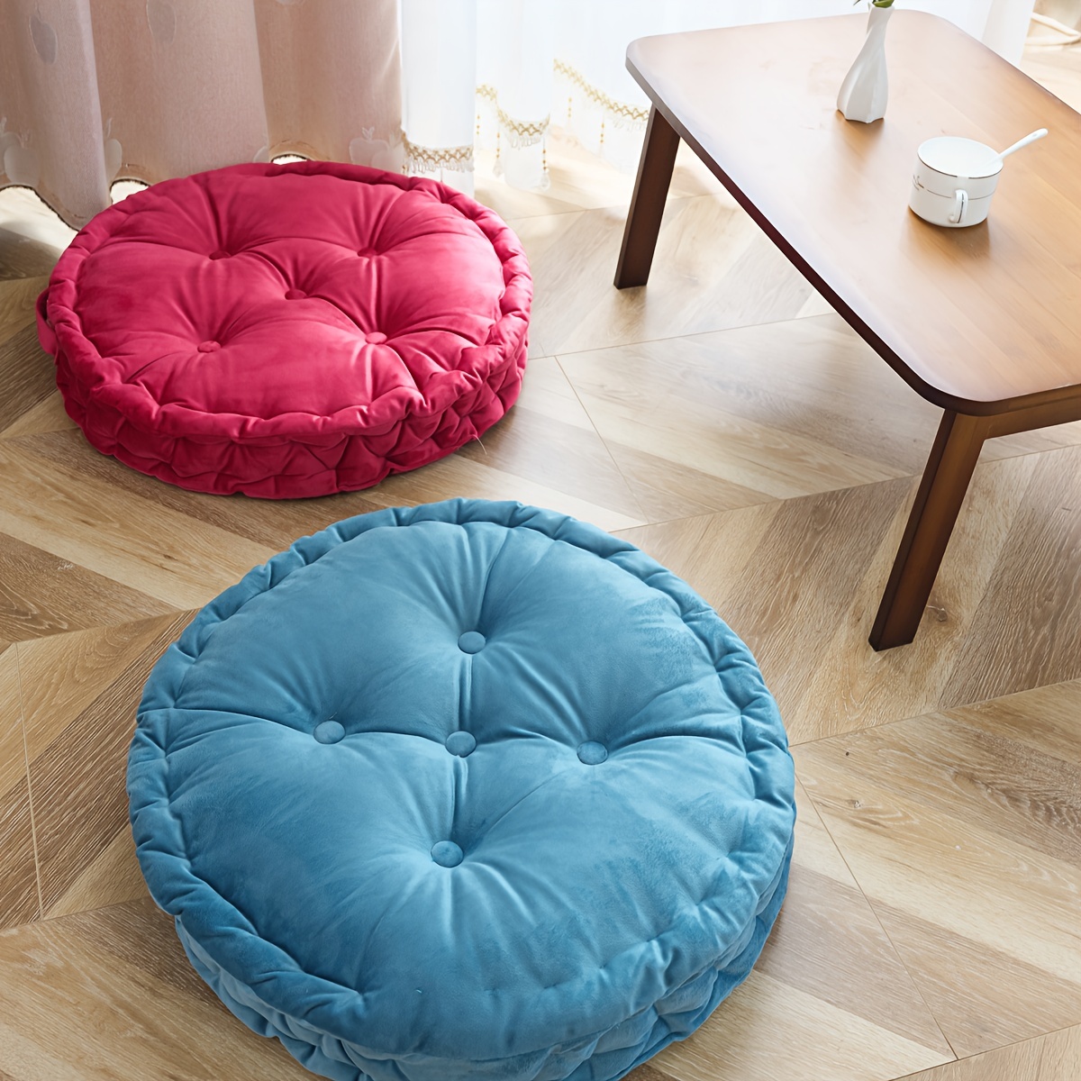 Waterproof Digital Printed Round Seat Cushion For Indoor - Temu