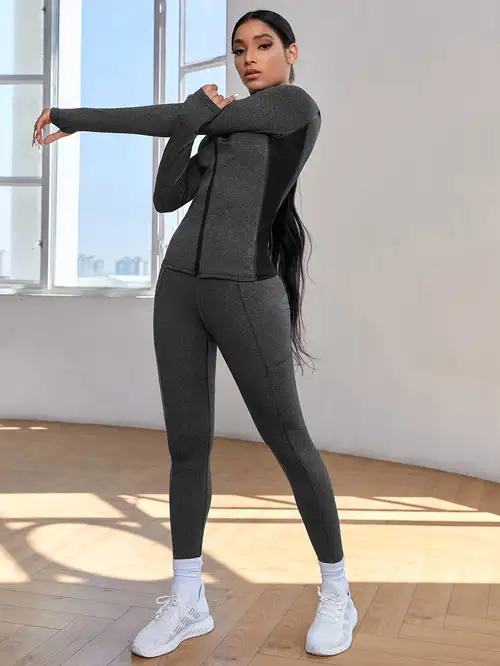 Nike Womens Activewear Jacket Full Zip Up Long Sleeves Mock Neck