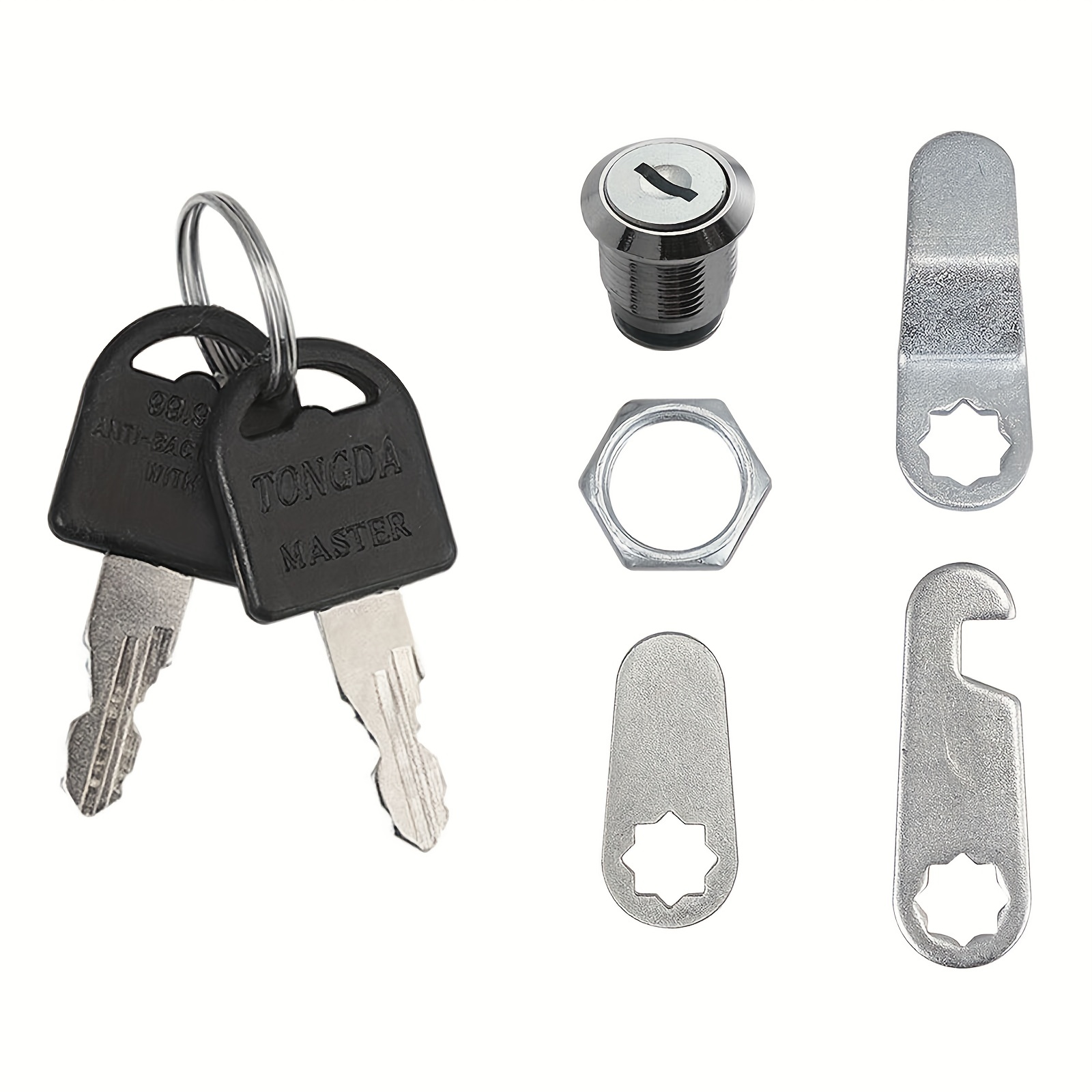 Toolbox Lock Cam Lock With 2 Keys Desk Drawer Cupboard Locker