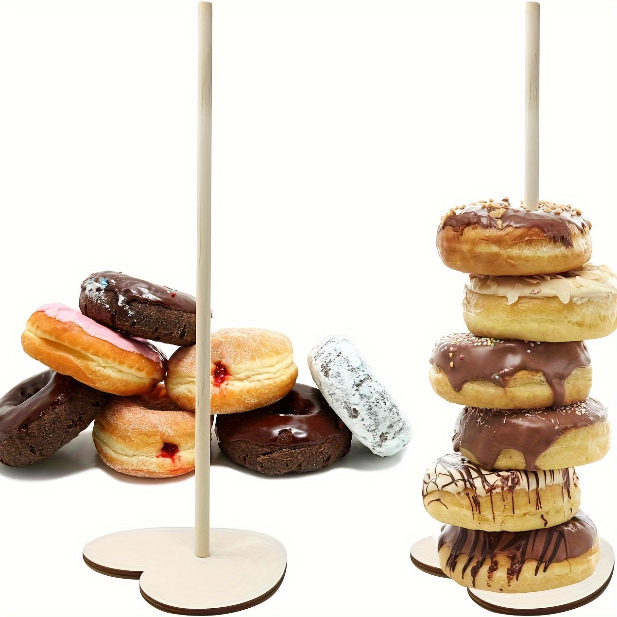 Decoraciones Navideñas Donuts Soportes De Pared Tablero DIY Madera Donuts  Stands Boda Fiesta De Cumpleaños Postre Decoración De Pasteles Soporte De  Exhibición Favores De Despedida De Soltera R230928 De 12,64 €