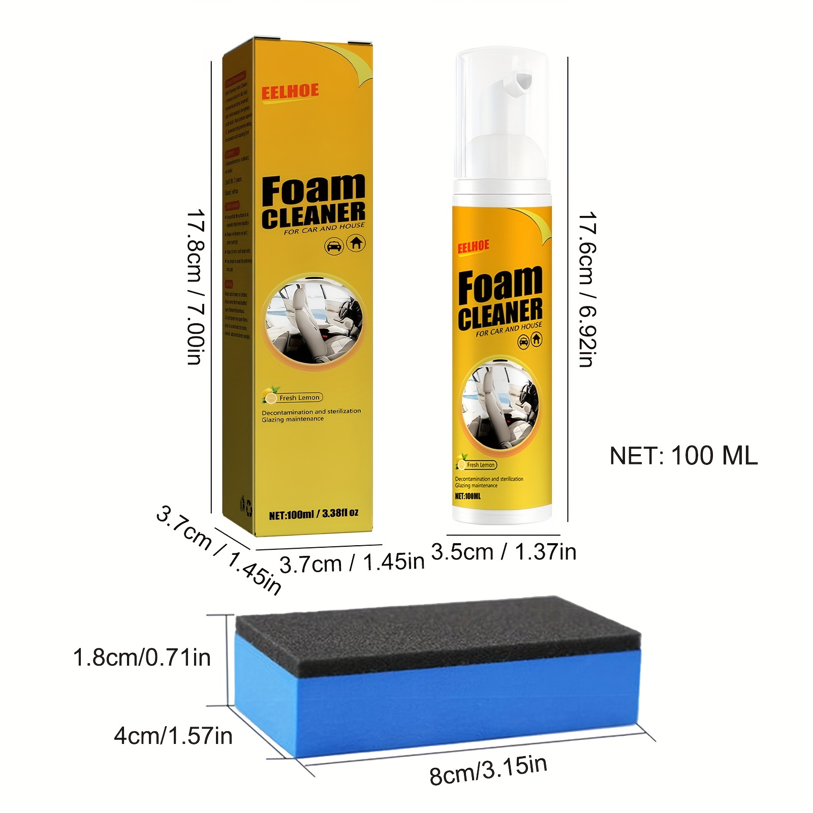 MultiFunctional Foam Cleaner - Spray to Clean