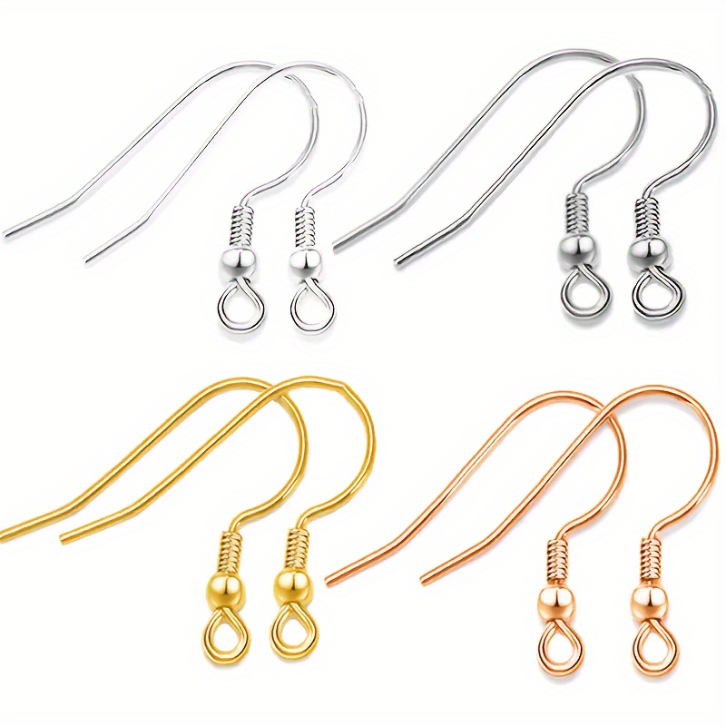 Bronze Earrings Hooks Golden Antique Earrings Clasps - Temu