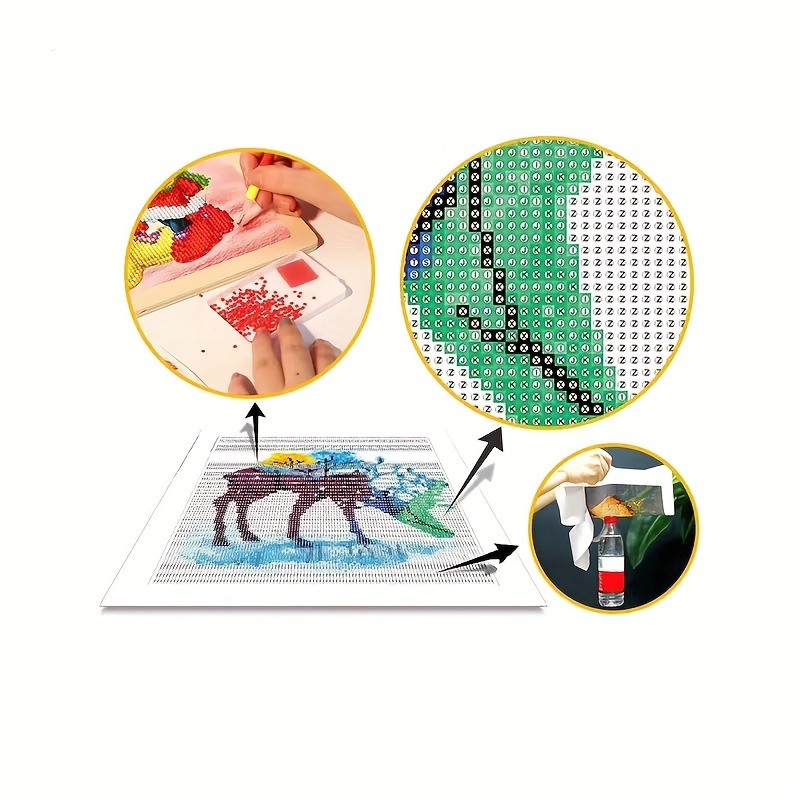 Diy 5d Diamond Painting Kit Cute Dog Painting Wall Art Decor - Temu