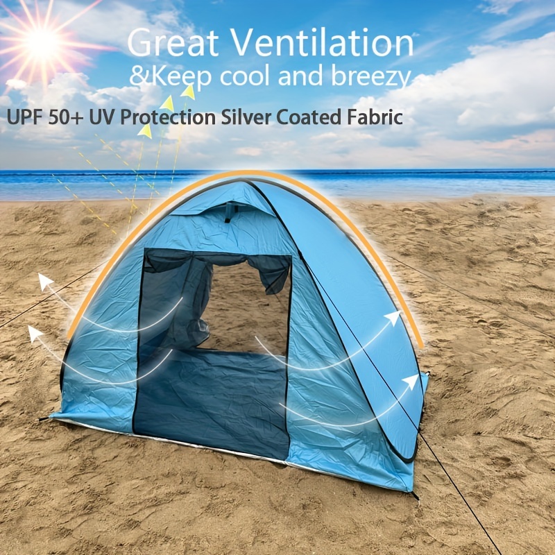 300x300x200cm Sonnenschutz Strand zelt für Camping oder Strand