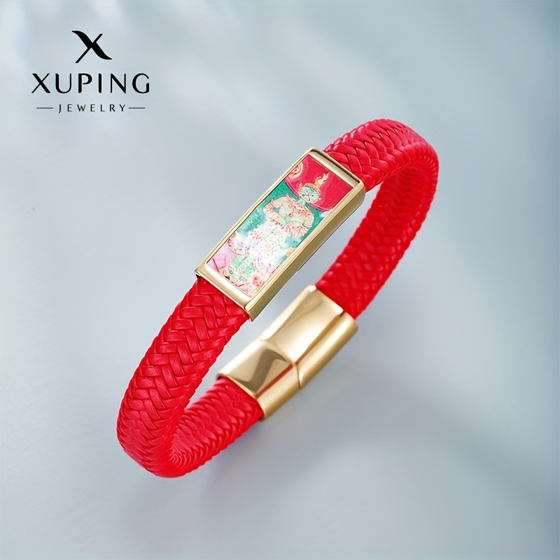Hip Hop Multicolor Hand Rope Bangle Men
